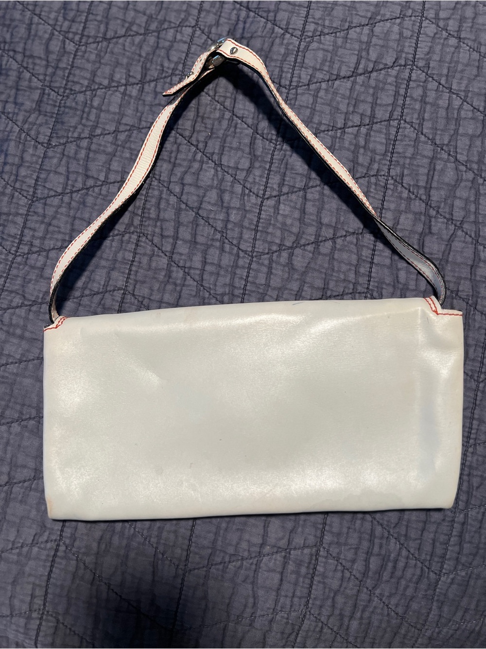 Marc Jacobs Cream Leather Shoulder Clutch - Picture 2 of 12